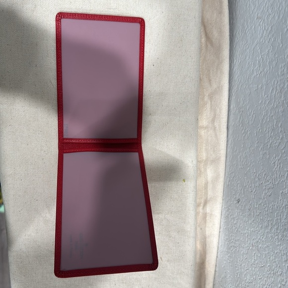 LV Red Leather CardHolder - Picture 4 of 6